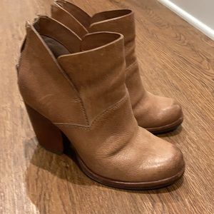 Korkease leather booties size 6